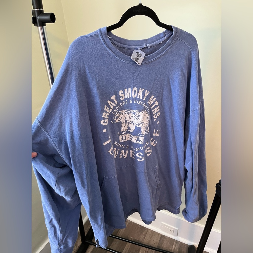 Plus size comfort colors sweater sweatshirt Tennessee Gatlinburg pigeon forge